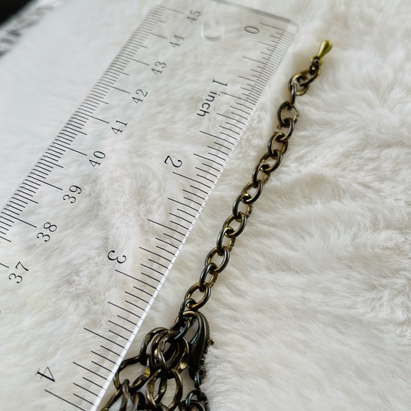 SPARKLY AB CRYSTALS with Multi Beaded Three Tier Nexklace - Picture 8 of 8